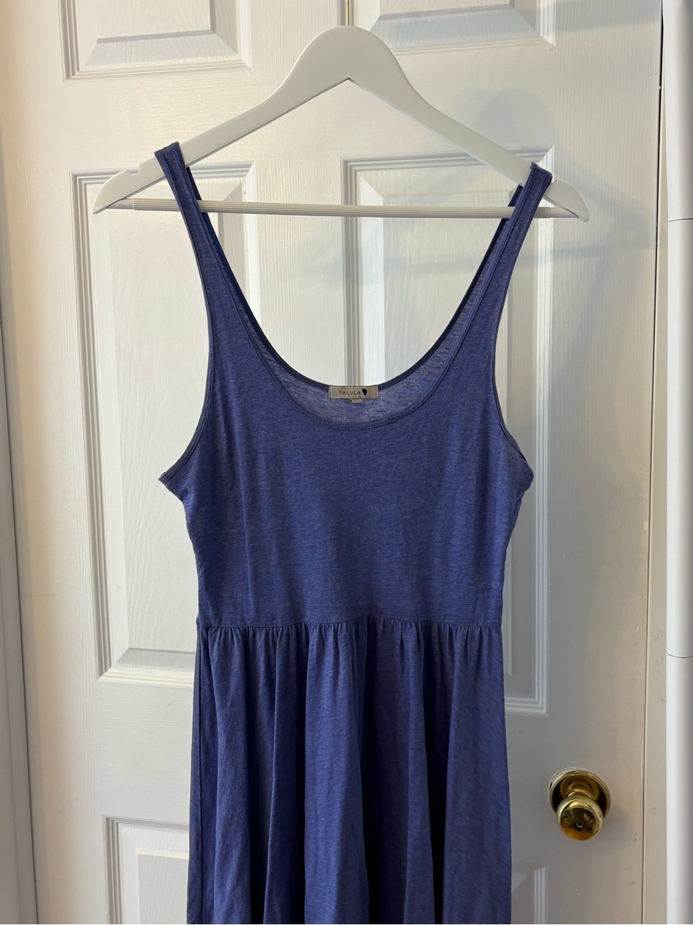 3/$30 Aritzia Tulala Sleeveless Blue Scoop Neck Sundress Size Small - Picture 4 of 10